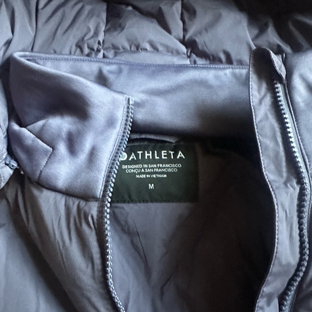 Athleta Inlet Down Jacket Medium - image 5